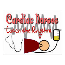 CARDIAC NURSES "CATCH the RHYTHM" Post Cards