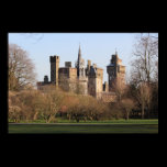 Cardiff Castle in the Early Spring Sunlight posters