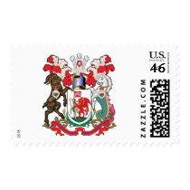 Cardiff Coat of Arms Postage Stamps