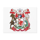 Cardiff Coat of Arms Post Card
