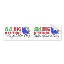 Cardigan Little Legs Bumper Sticker