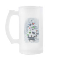 Cardigan Welsh Corgi Christmas mugs