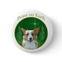 Cardigan Welsh Corgi Peace buttons