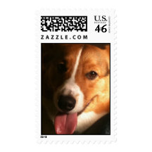 Cardigan Welsh Corgi Stamp