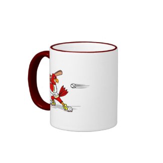 Cardinal Baseball Player Mugs