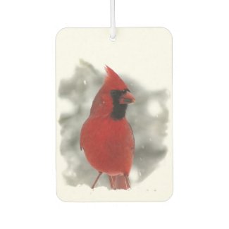 Cardinal Bird Air Freshener