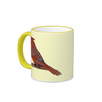 Cardinal Bird mugs