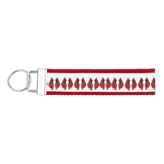 Cardinal Bird Wrist Keychains