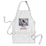 cardinal christmas apron cardinal christmas apron