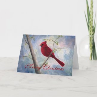 Cardinal Christmas Blank Card card