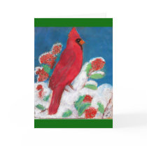 Cardinal Christmas Card