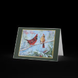 Cardinal Christmas Card