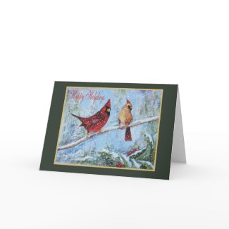 Cardinal Christmas Card card