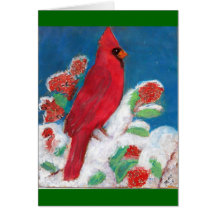 Cardinal Christmas Card