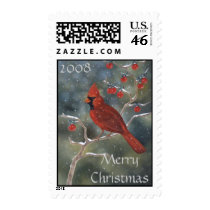 Cardinal Christmas Stamp