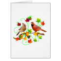 Cardinal Couple by TLArnold Cardinal Couple