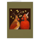 Cardinal couple card