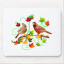 Cardinal Couple Mouse Pad
