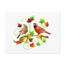 Cardinal Couple Post Cards