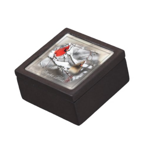 Cardinal Duo Winter Bliss Premium Gift Box planetjillgiftbox