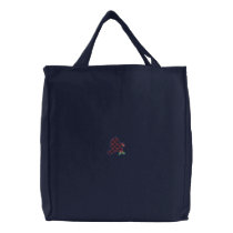 Cardinal embroidered bags