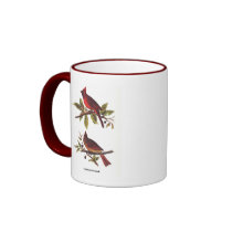 Cardinal Grosbeak Coffee Mugs