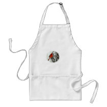 Cardinal in Bush Apron