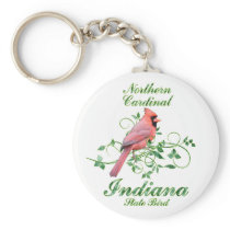 Cardinal Indiana State Bird keychains