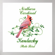Cardinal Kentucky State Bird Posters