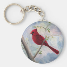 cardinal Keychain