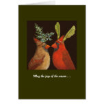 Cardinal Love holiday card