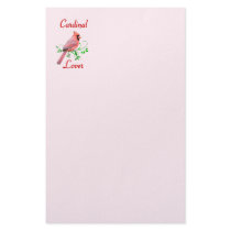 Cardinal Lover stationery by TLArnold Cardinal Lover stationery