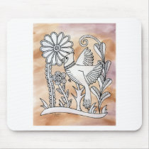 Cardinal Mexican Bark Style Mouse Pads