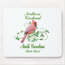 Cardinal North Carolina State Bird Mouse Pad