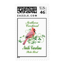 Cardinal North Carolina State Bird Stamps