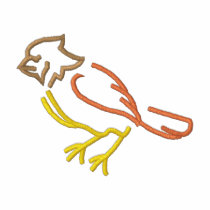 Cardinal Outline embroidered shirts