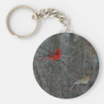 Cardinal Pair Key Chains