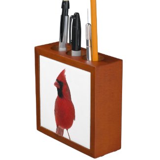 Cardinal Pencil Holder