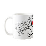 Cardinal Red Bird in Snowy Winter Tree Coffee Mug