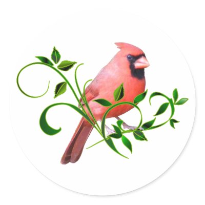 Cardinal Sticker by TLArnold