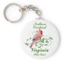 Cardinal Virginia State Bird keychains