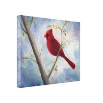 Cardinal Wrapped Canvas Stretched Canvas Print