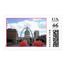 Cardinals & Arch postage