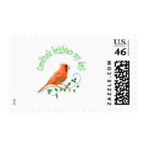 Cardinals Brighten My Day stamps