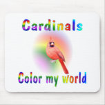 Cardinals Color My World Mouse Mats
