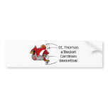 Cardinals print bumper sticker bumper stickers