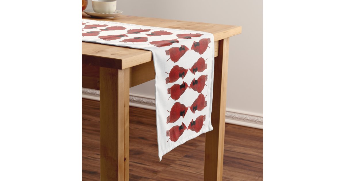 Cardinals Short Table Runner Zazzle