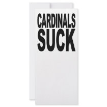 Cardinals Suck rack cards