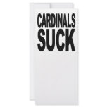 Cardinals Suck Rack Card