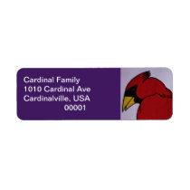 Cardinalville Return Address Label